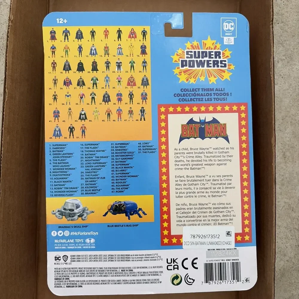NEW 2025 McFarlane DC SUPER POWERS BATMAN UNMASKED